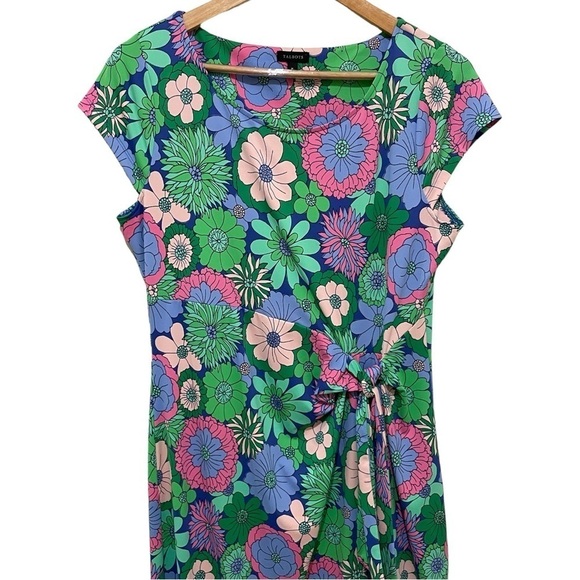 Very Pretty Talbots Floral Dress, M Spring Summer - Picture 3 of 12